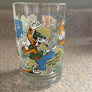 McDonalds 2001 Disney World 100 Years of Magic Collectible Goofy Glass Animal